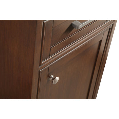 19 in. Single Bathroom Vanity set in teak