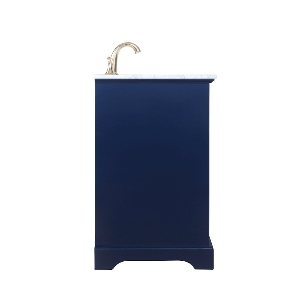 24 inch Single bathroom vanity in Blue
