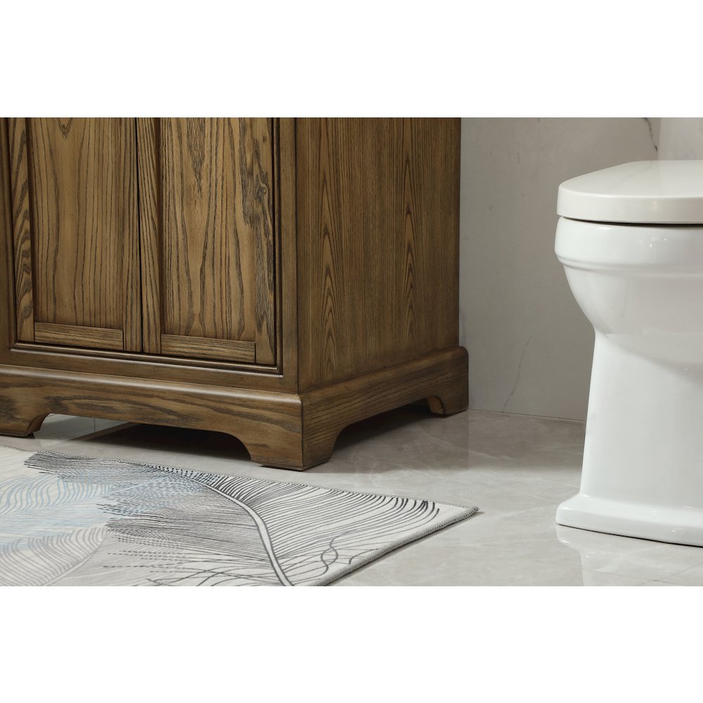 24 inch Single bathroom vanity in driftwood