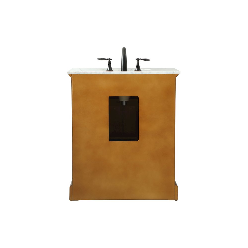 30 inch Single bathroom vanity in driftwood