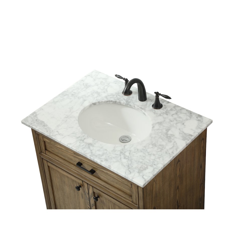 30 inch Single bathroom vanity in driftwood