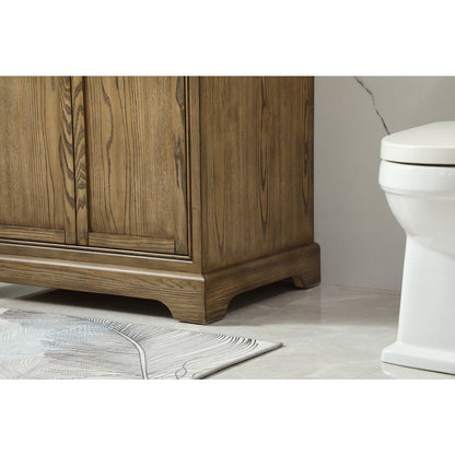 30 inch Single bathroom vanity in driftwood