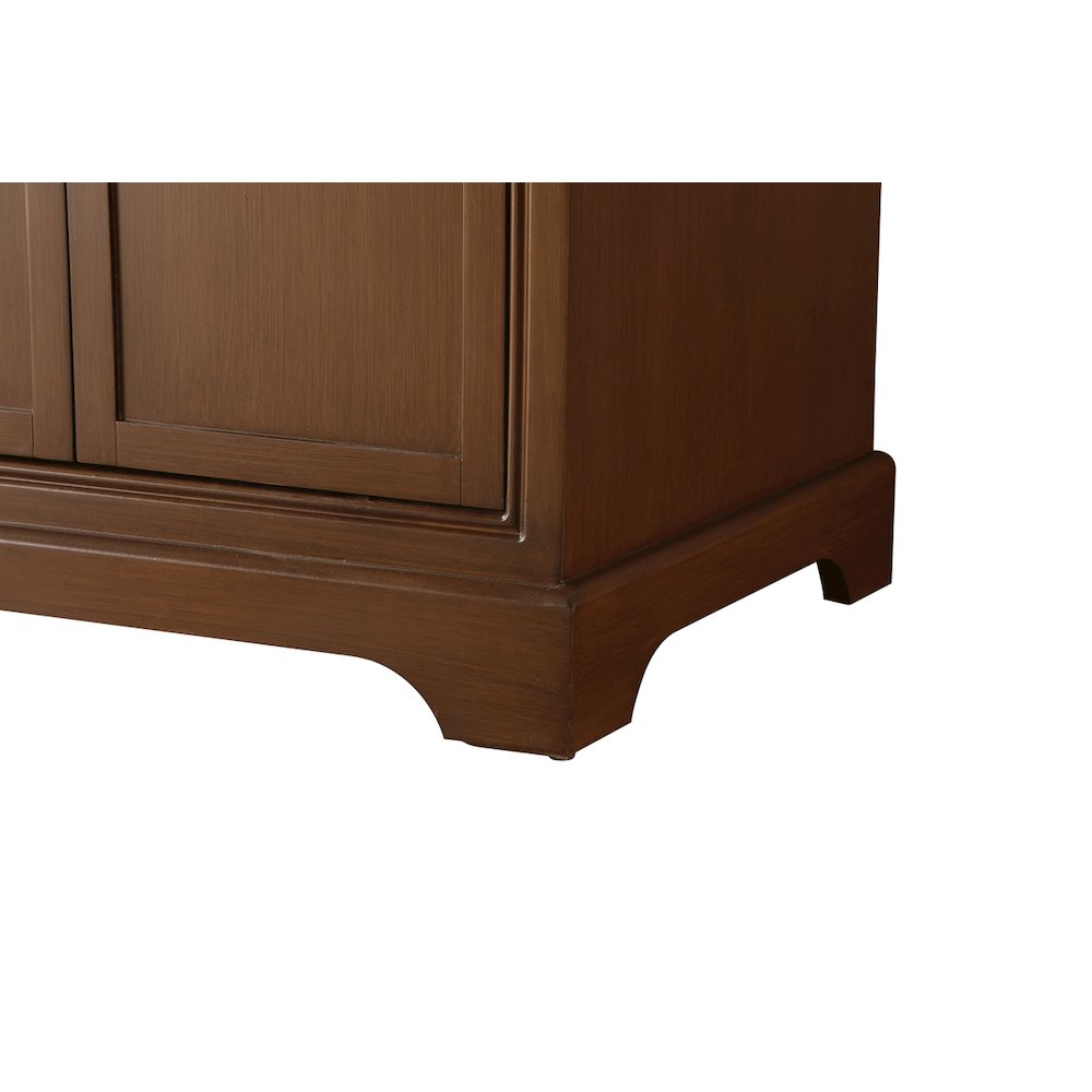 30 In. Single Bathroom Vanity Set In Teak