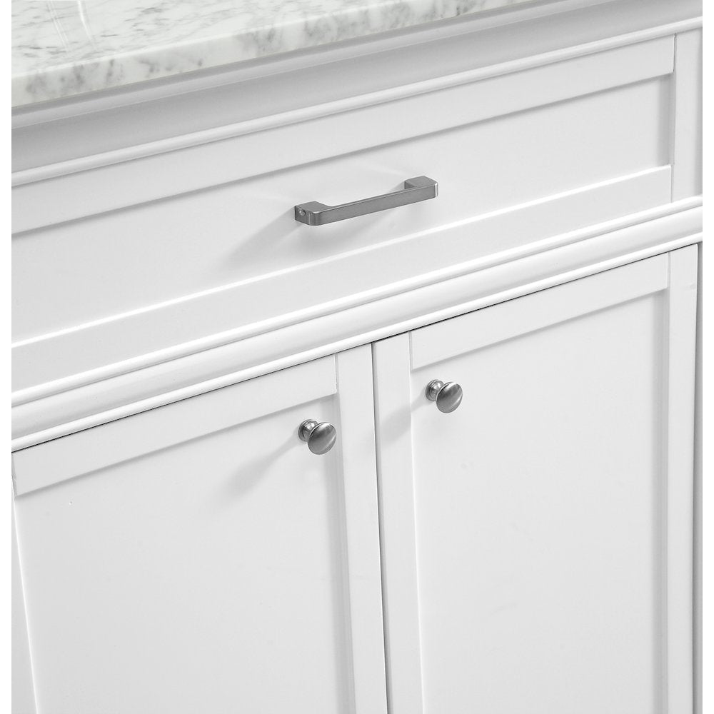 30 In. Single Bathroom Vanity Set In White