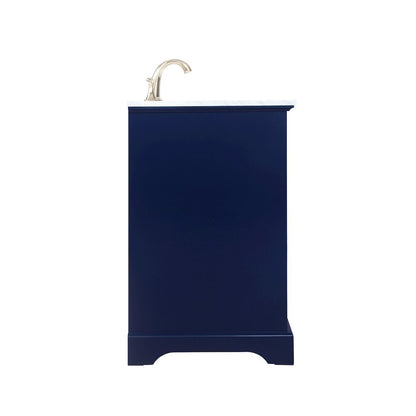 32 inch Single bathroom vanity in Blue