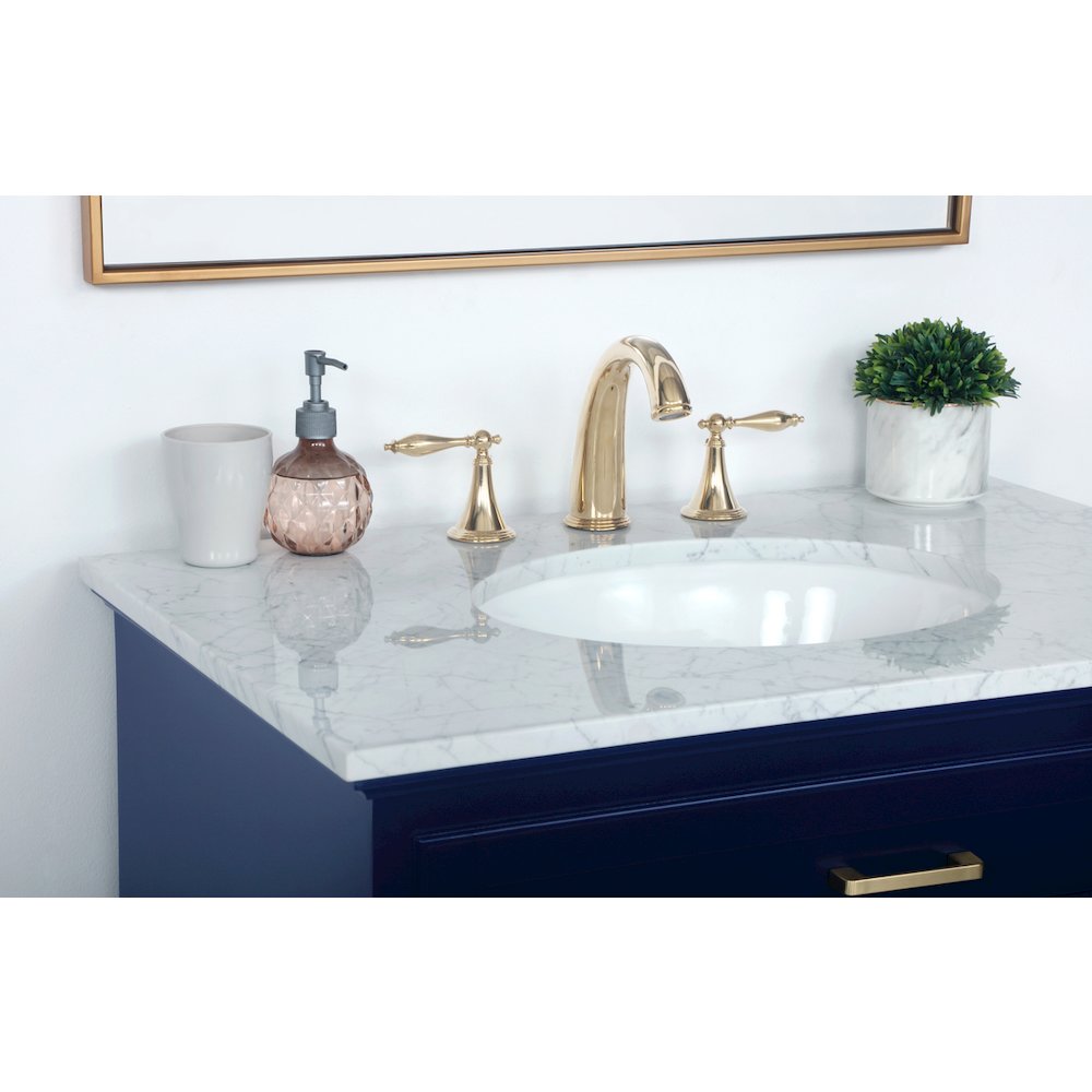 32 inch Single bathroom vanity in Blue