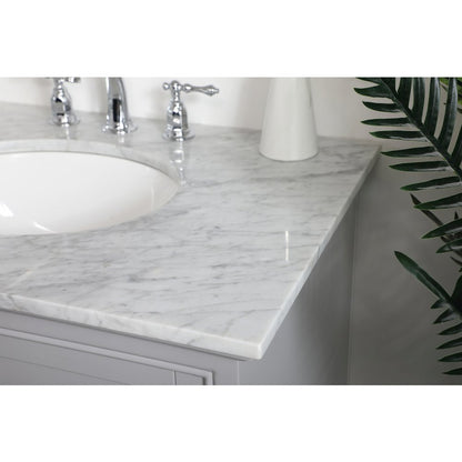 32 inch Single bathroom vanity in grey
