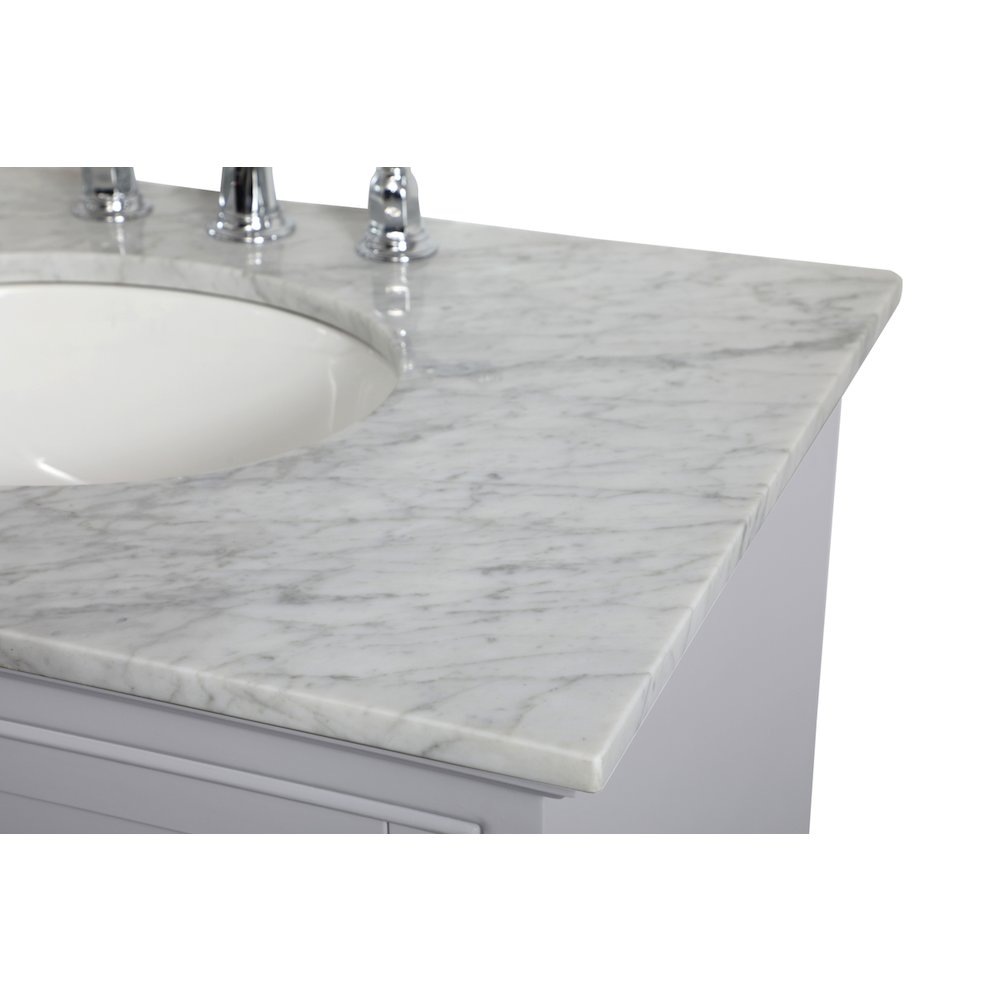 32 inch Single bathroom vanity in grey
