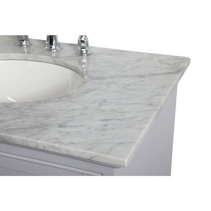 32 inch Single bathroom vanity in grey
