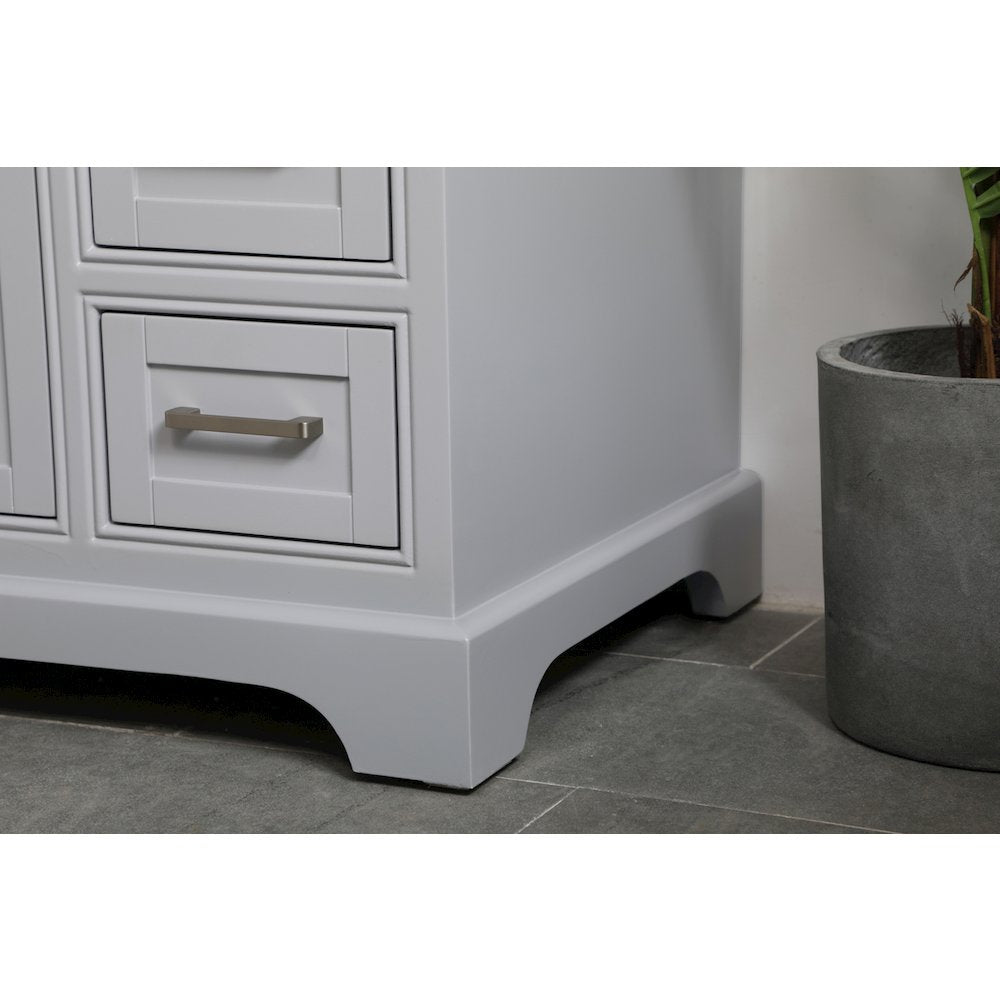 32 inch Single bathroom vanity in grey