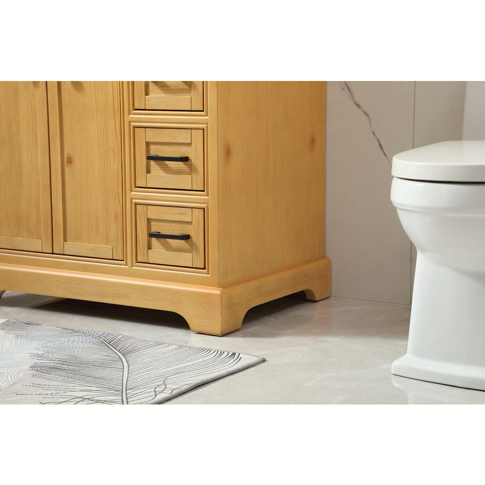 32 inch Single bathroom vanity in natural wood