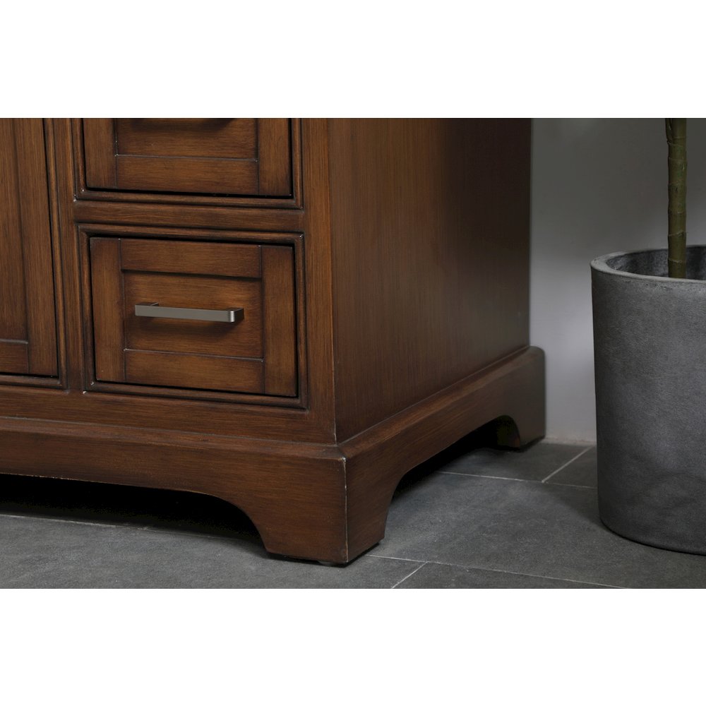 32 inch Single bathroom vanity in Teak
