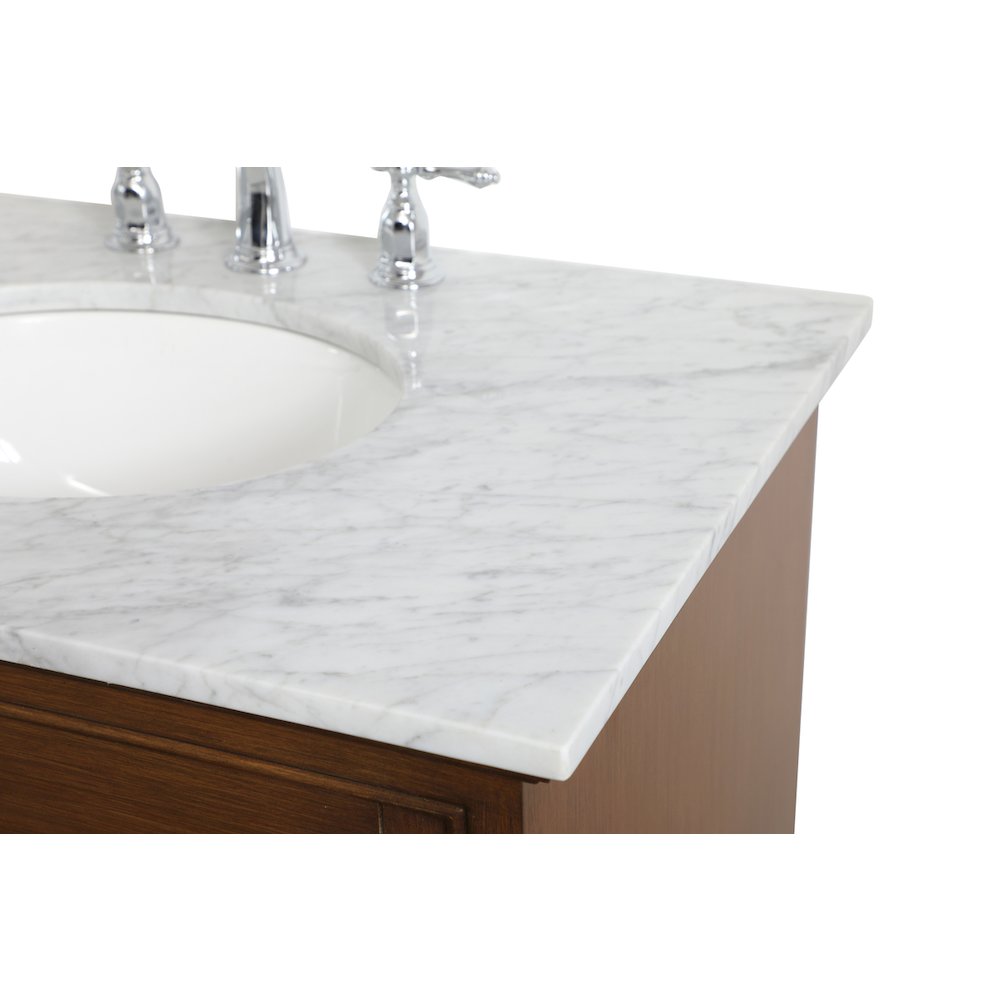 32 inch Single bathroom vanity in Teak