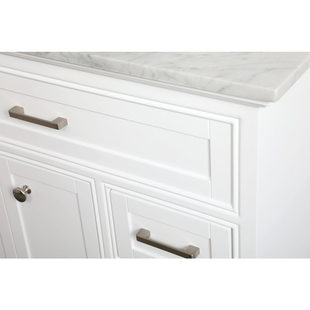 32 inch Single bathroom vanity in white