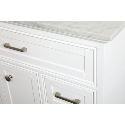 32 inch Single bathroom vanity in white
