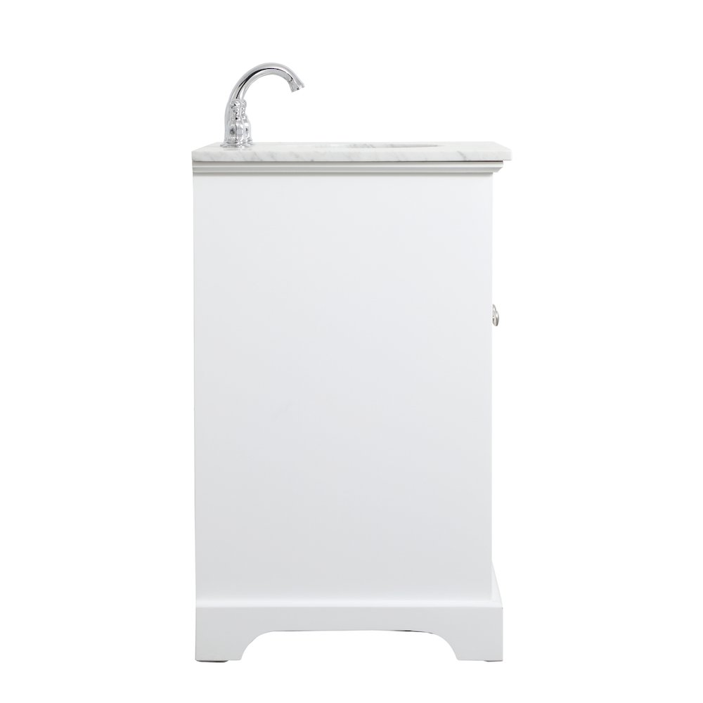 32 inch Single bathroom vanity in white