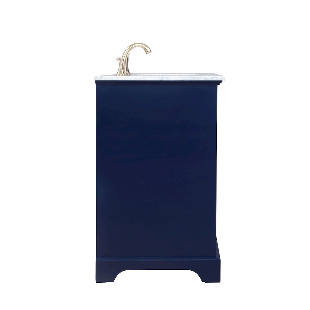 36 inch Single bathroom vanity in Blue