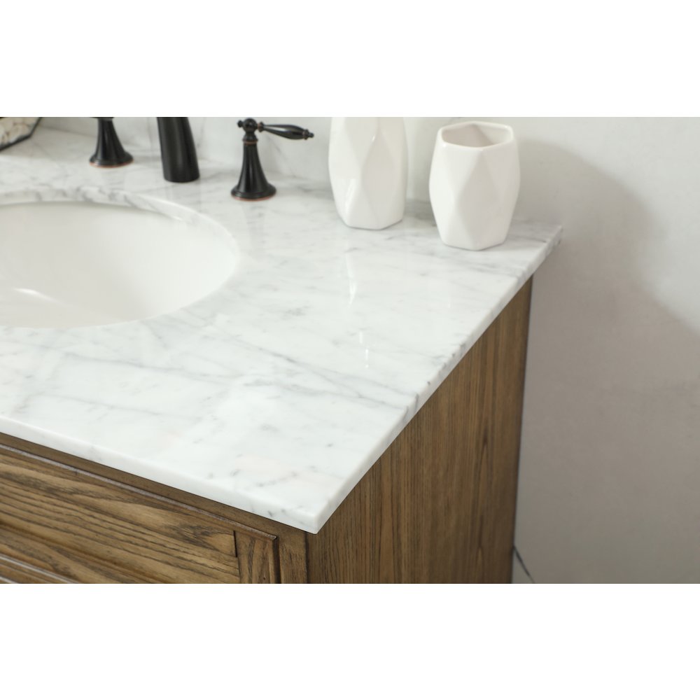 36 inch Single bathroom vanity in driftwood