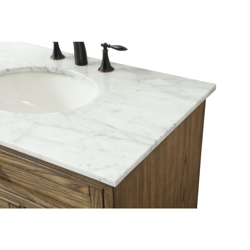 36 inch Single bathroom vanity in driftwood