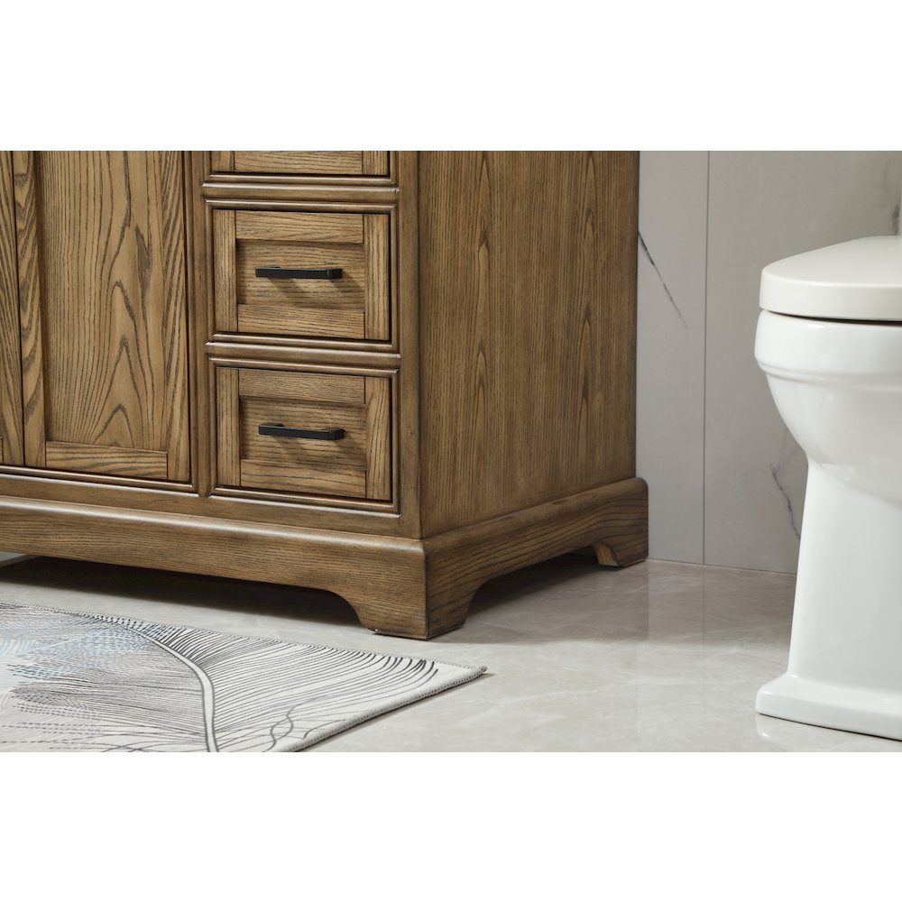 36 inch Single bathroom vanity in driftwood