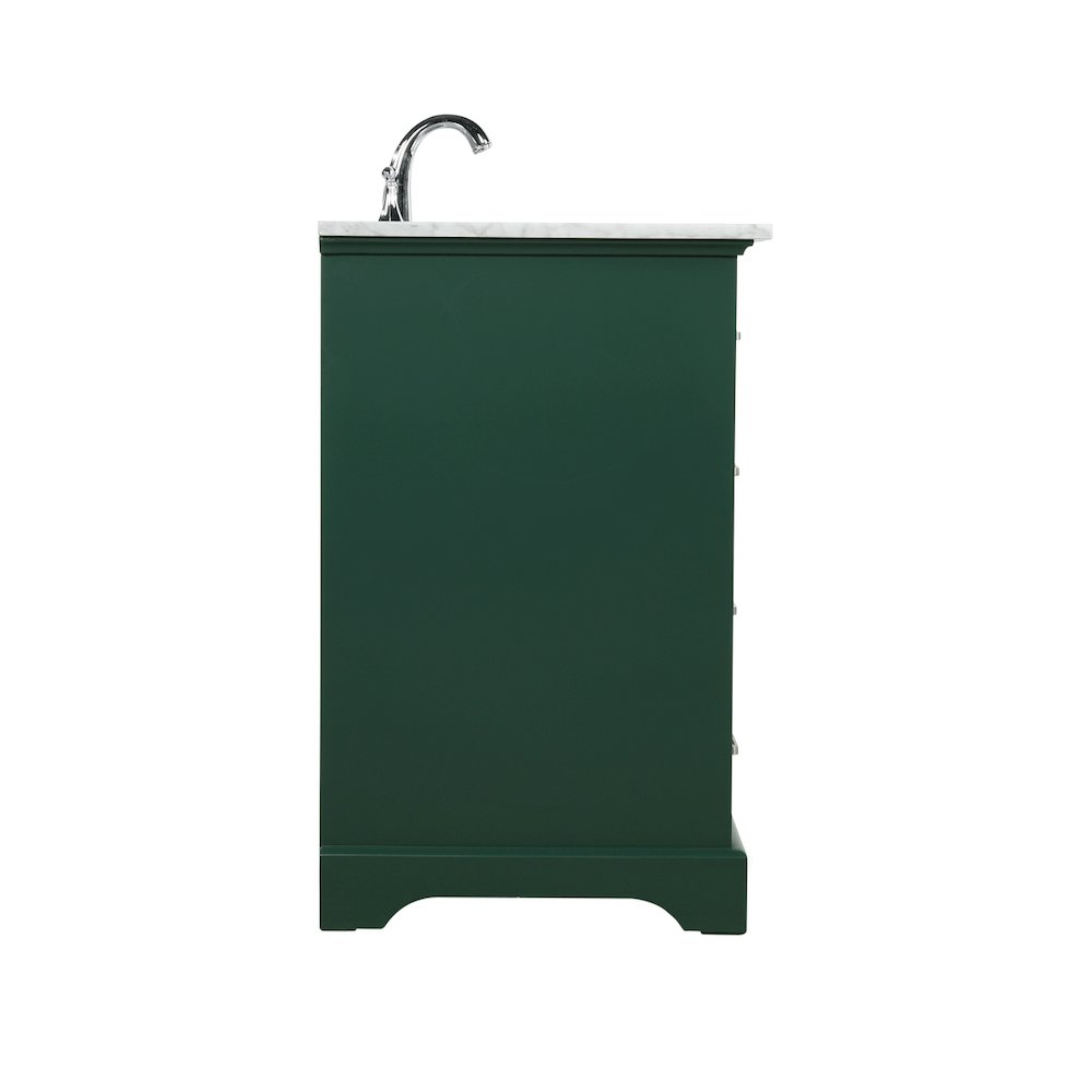 42 inch Single bathroom vanity in green
