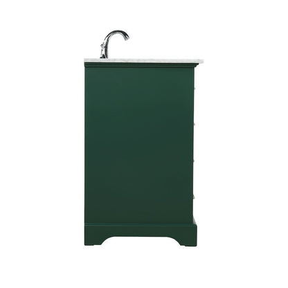 42 inch Single bathroom vanity in green