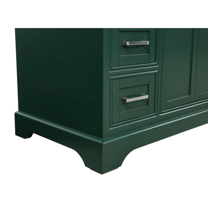 42 inch Single bathroom vanity in green