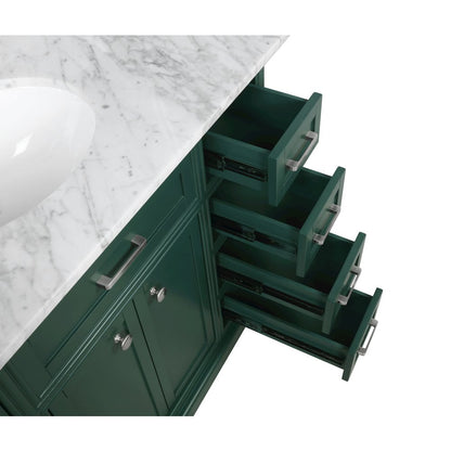 42 inch Single bathroom vanity in green