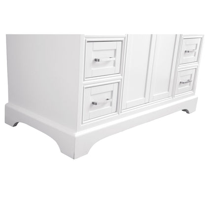 42 in. Single Bathroom Vanity set in white