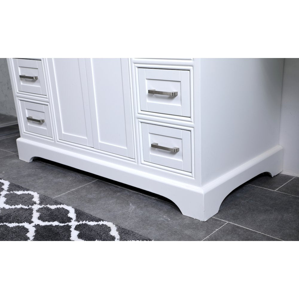 42 in. Single Bathroom Vanity set in white