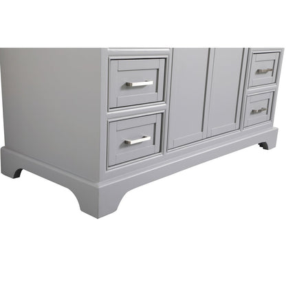 48 In. Single Bathroom Vanity Set In Light Grey
