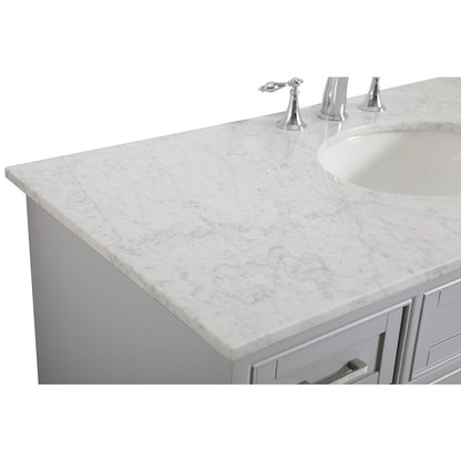 48 In. Single Bathroom Vanity Set In Light Grey