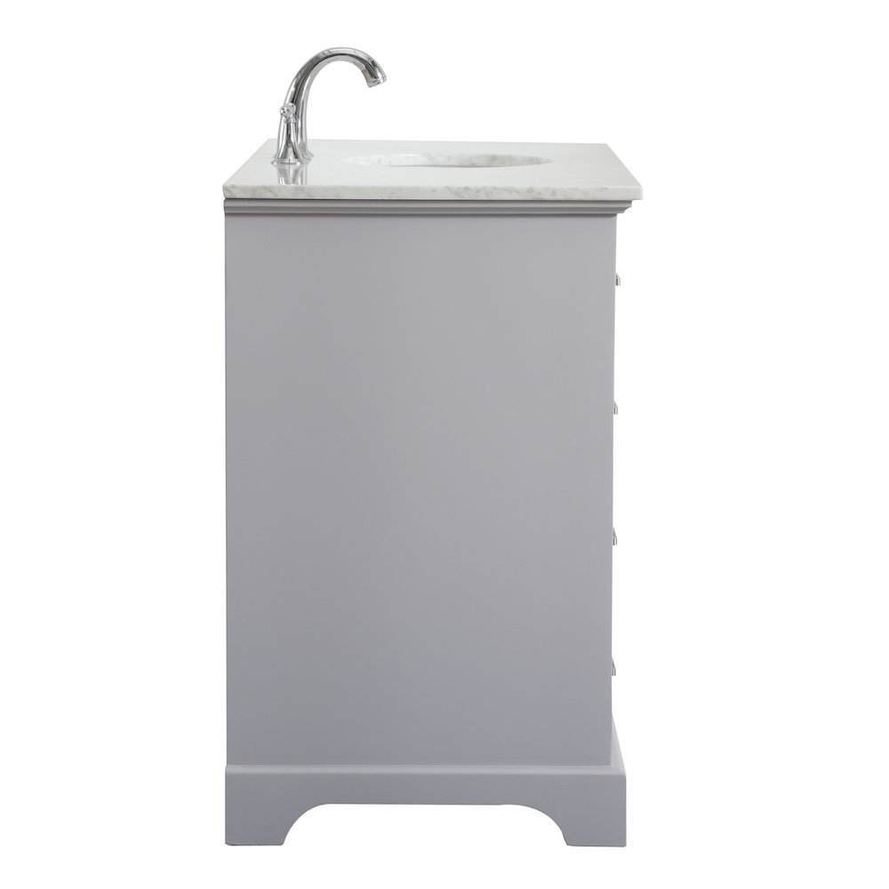 48 In. Single Bathroom Vanity Set In Light Grey