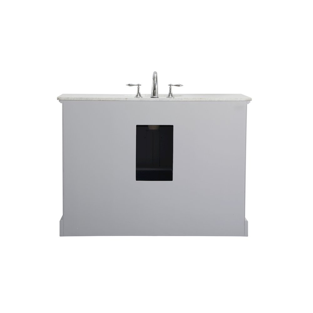 48 In. Single Bathroom Vanity Set In Light Grey