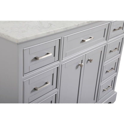 48 In. Single Bathroom Vanity Set In Light Grey