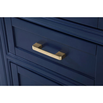 60 inch Single bathroom vanity in blue