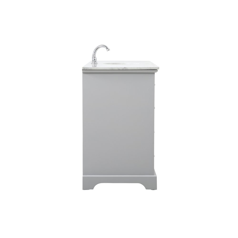 60 inch Single bathroom vanity in grey