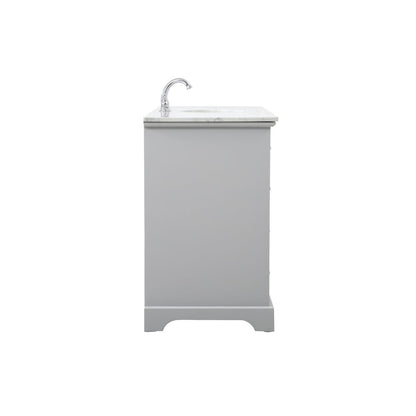 60 inch Single bathroom vanity in grey