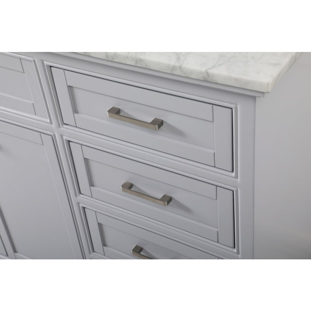 60 inch Single bathroom vanity in grey