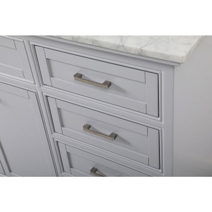 60 inch Single bathroom vanity in grey