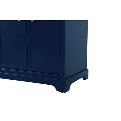 72 inch double bathroom vanity in blue