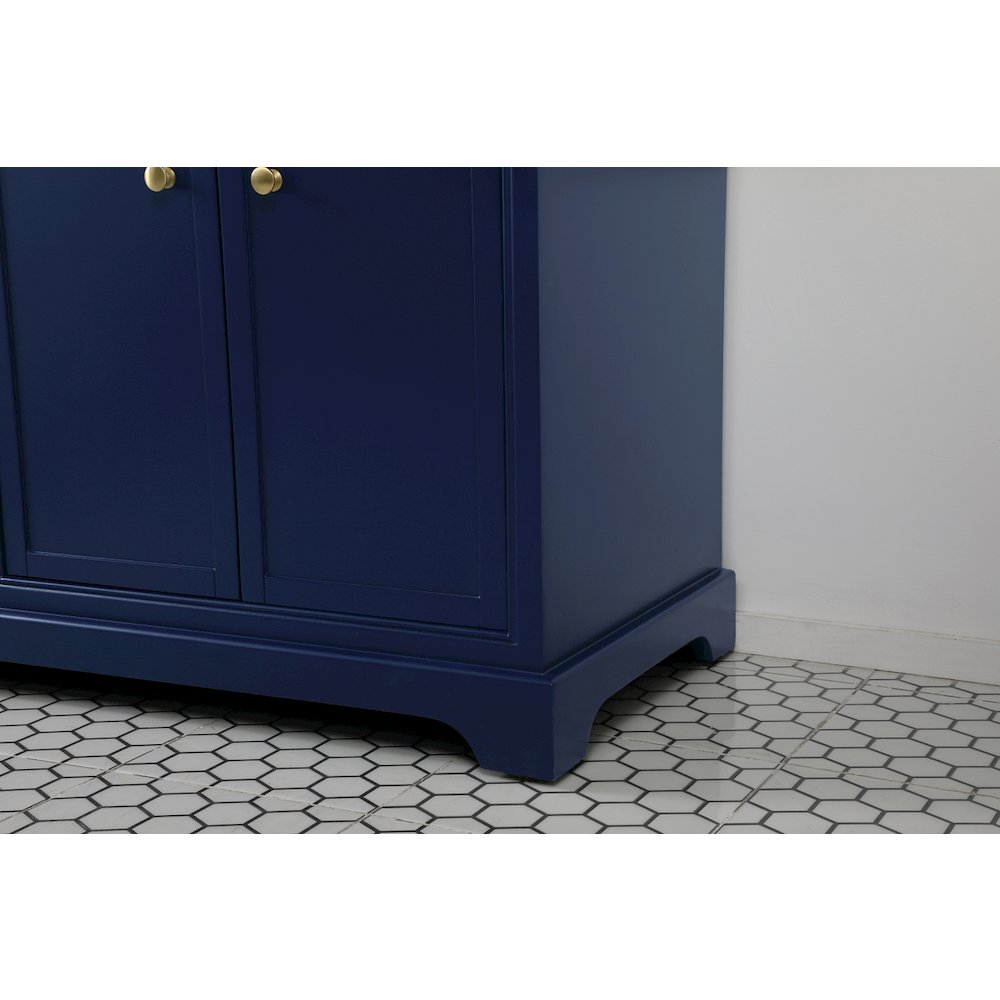 72 inch double bathroom vanity in blue