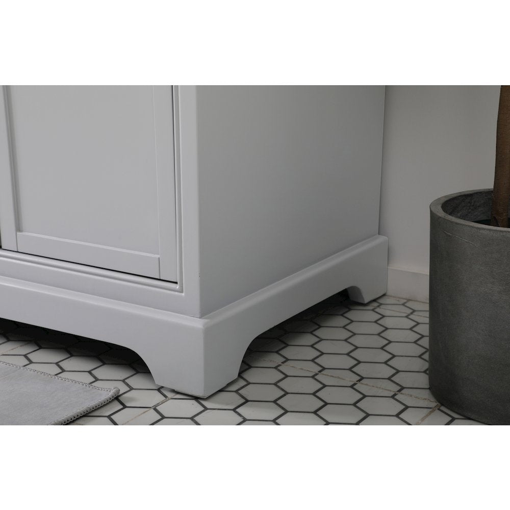 72 inch double bathroom vanity in grey