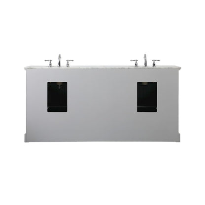 72 inch double bathroom vanity in grey