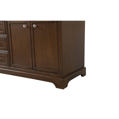 72 inch double bathroom vanity in teak