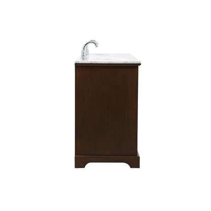 72 inch double bathroom vanity in teak