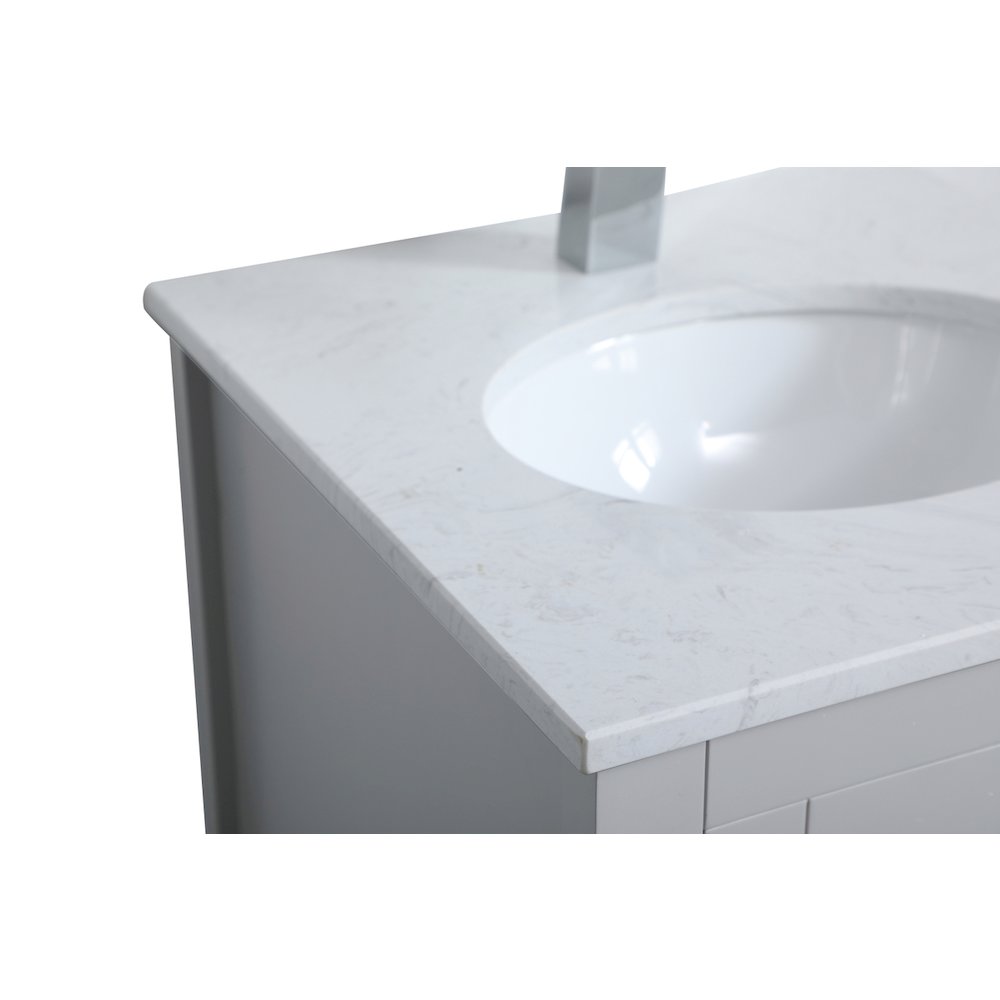 18 inch Single Bathroom Vanity in Grey