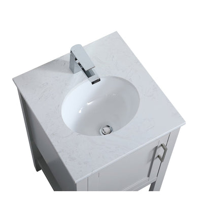 18 inch Single Bathroom Vanity in Grey