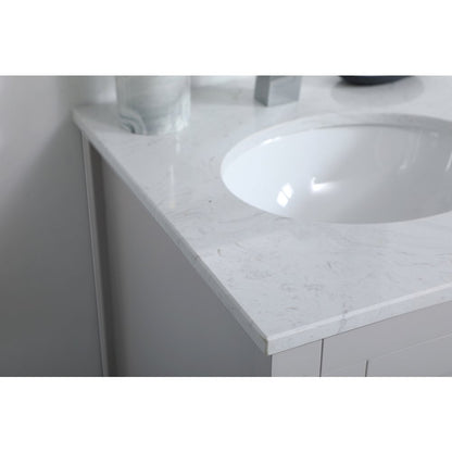 18 inch Single Bathroom Vanity in Grey