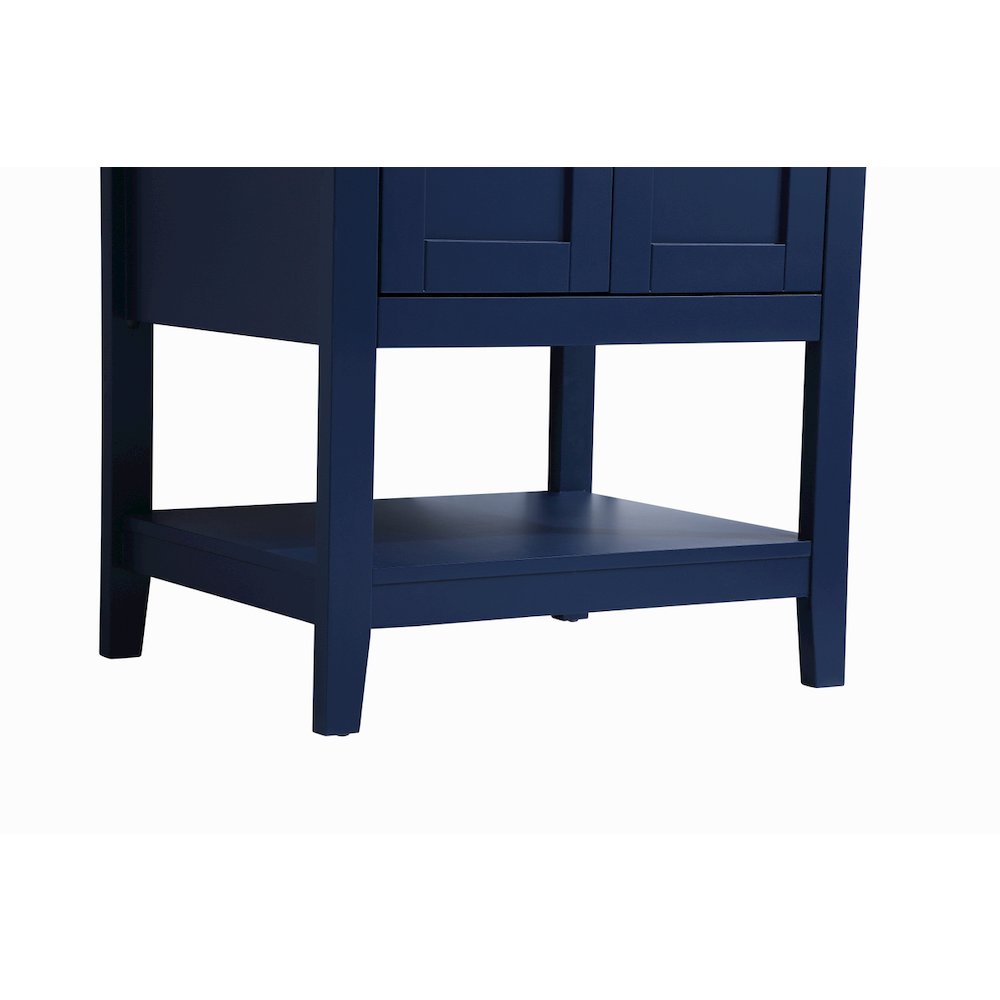 24 inch Single Bathroom Vanity in Blue